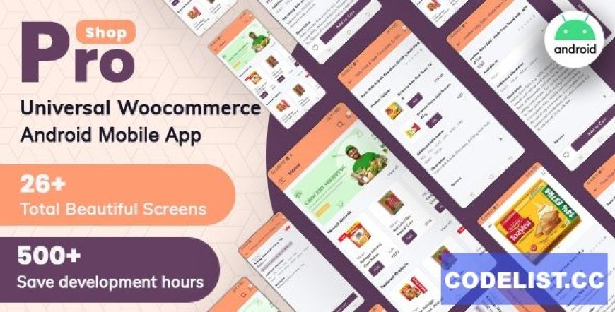 ProShop v7.0 – WooCommerce Çok Amaçlı E-ticaret Android Tam Mobil Uygulaması İndir