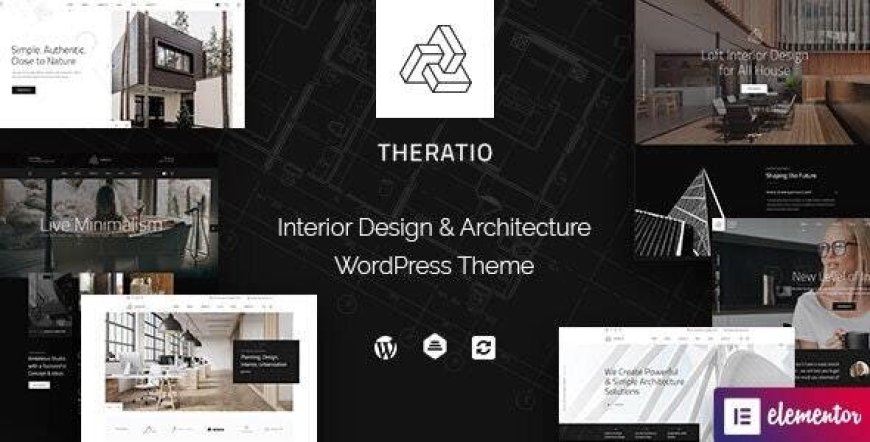 Theratio v1.1.4.3 – Mimari ve İç Tasarım Elementor WordPress Teması İndir