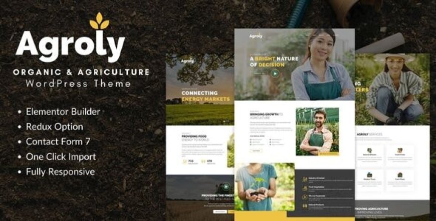 Agroly v1.0 – Organik ve Tarımsal Gıda WordPress Teması